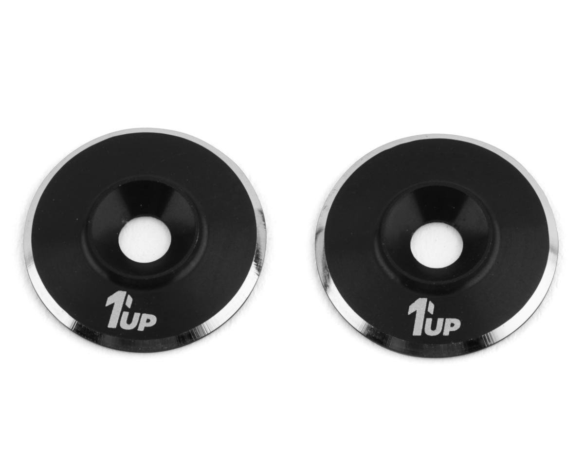 1UP Racing 3mm LowPro Wing Washers Black Shine 2 1UP820021