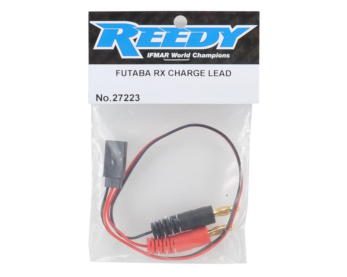 Reedy Futaba Rx Charge Lead Futaba Female To Mm Banana Plugs