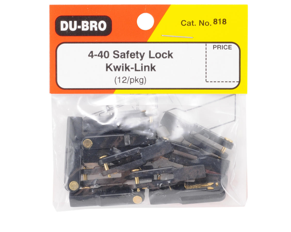 DuBro 4 40 Safety Lock Kwik Link 12 DUB818 AMain Hobbies