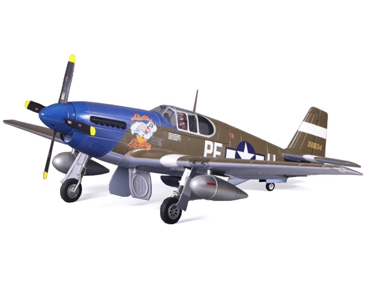 FMS P 51B Mustang Warbird Plug N Play Airplane 1450mm Dallas Darling