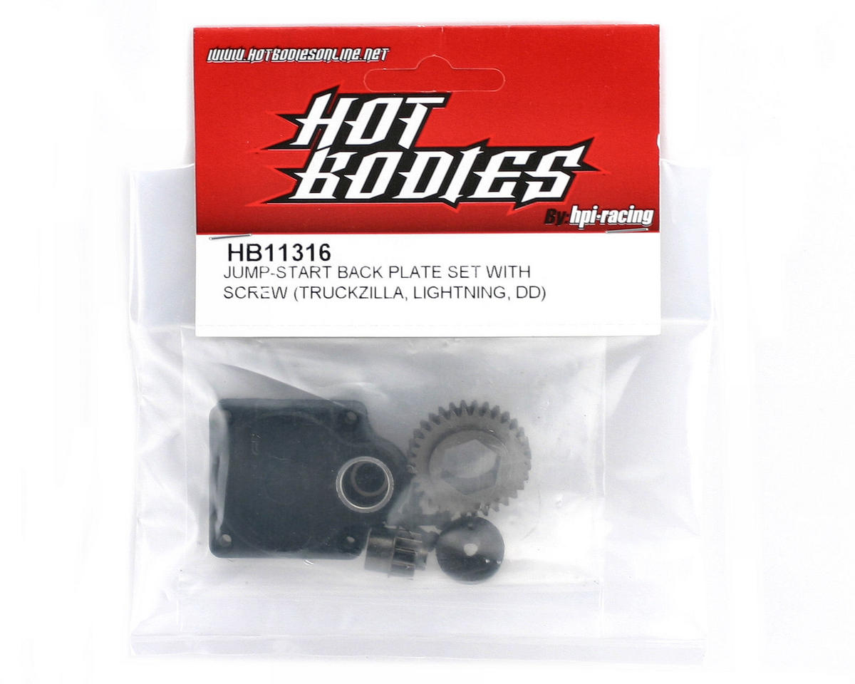 Hb Racing Jump Start Back Plate Set W Screw Stadium Series Hbs