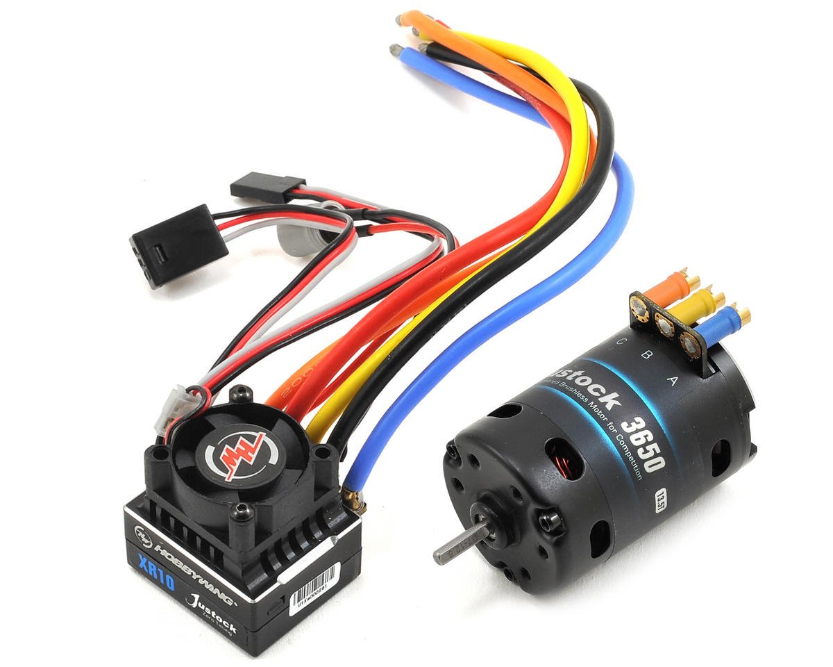 Hobbywing Xerun Justock Zero Spec Sensored Brushless Esc Motor Combo