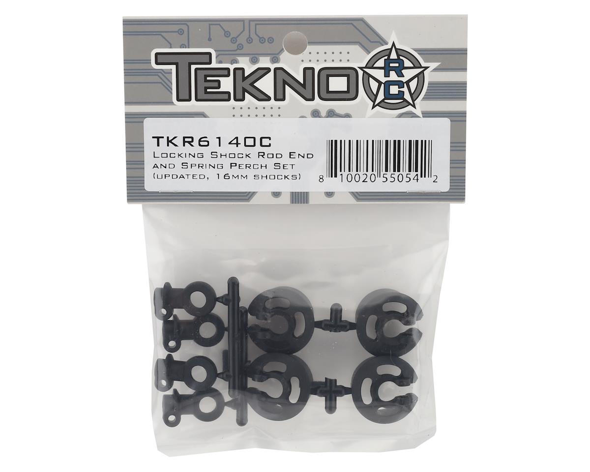 Tekno RC Large Radius Locking Shock Rod End Spring Perch Set