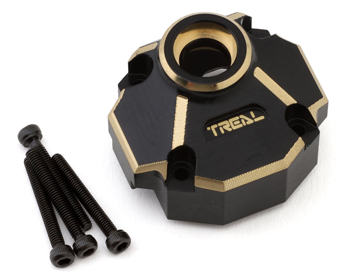 Treal Hobby Axial Capra Brass Differential Cover Black G