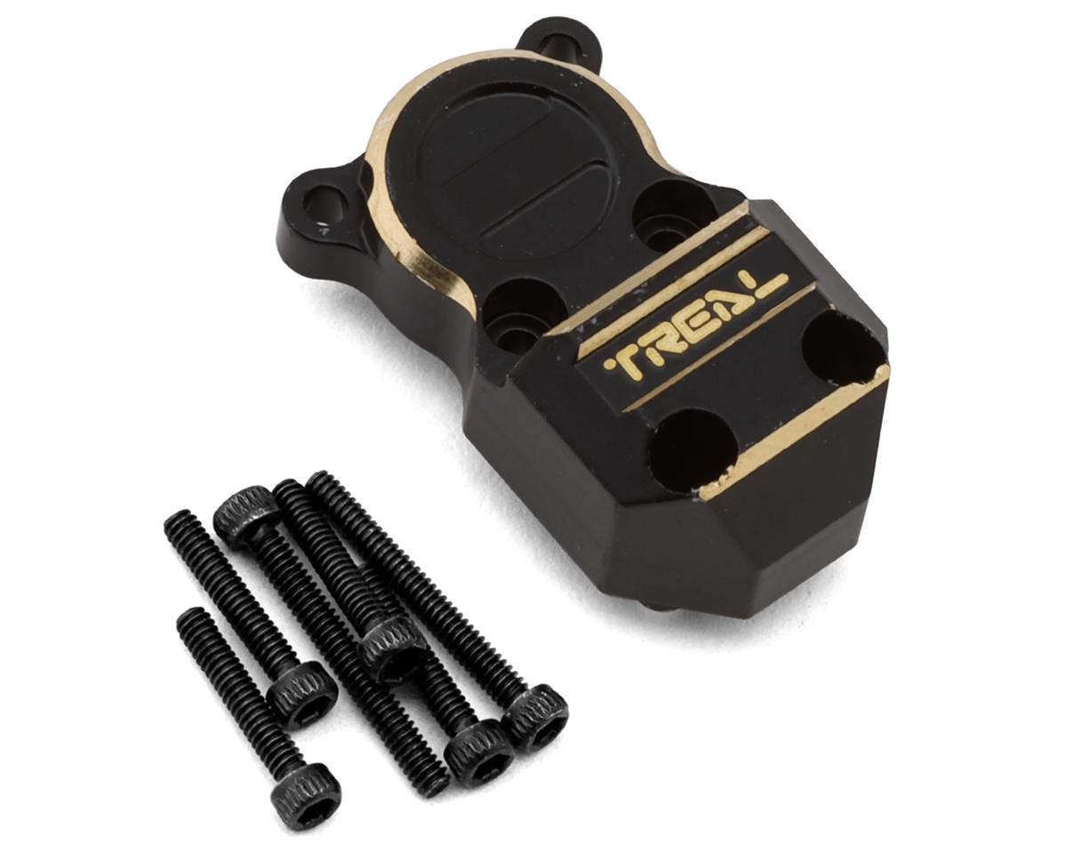 Treal Hobby Axial Scx Brass Differential Cover Black G