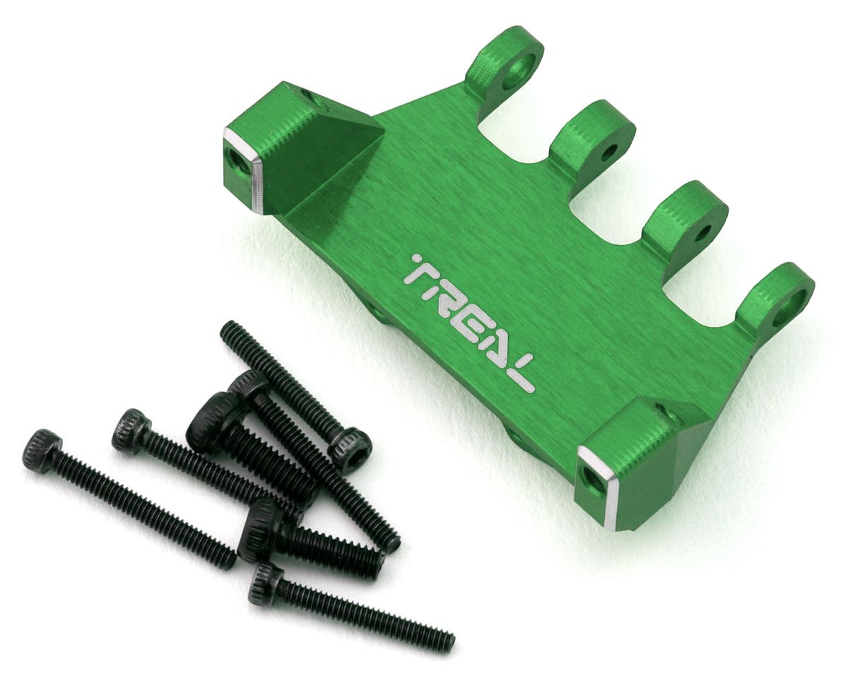 Treal Hobby Axial SCX24 Aluminum Servo Mount Green EcoPower Emax