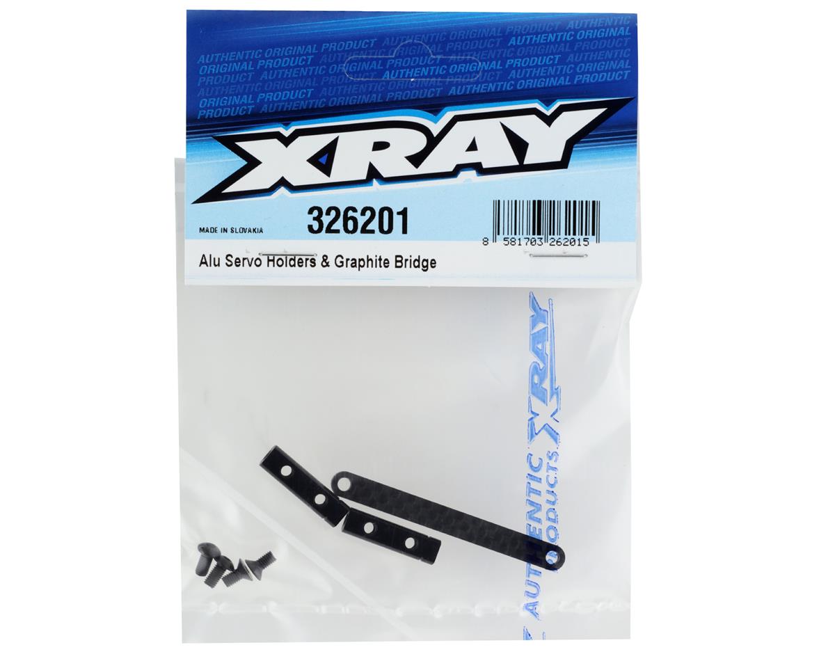 Xray Xb Aluminum Servo Holder Graphite Bridge Xra