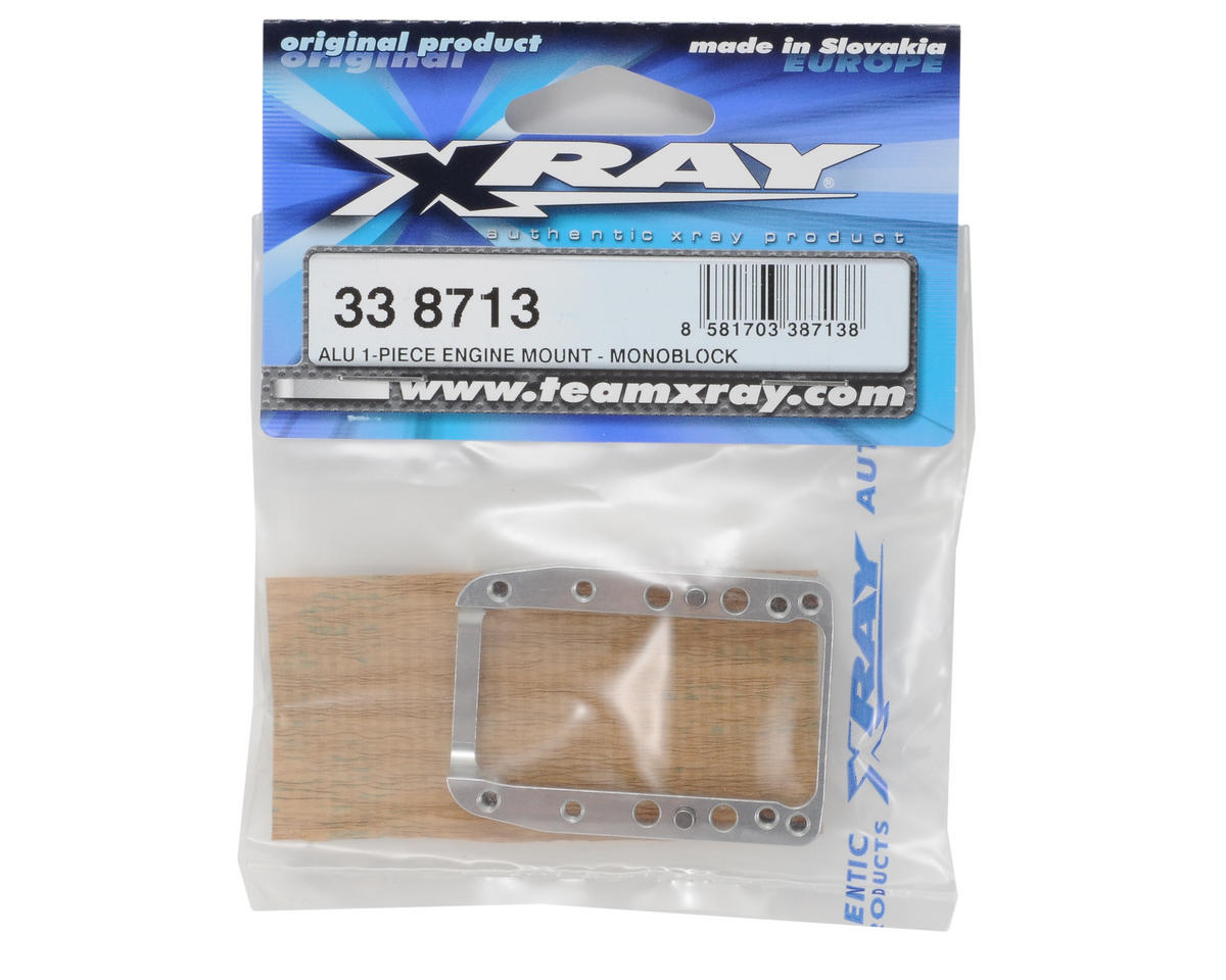 XRAY Aluminum Monoblock Engine Mount Base XRA338713 AMain Hobbies