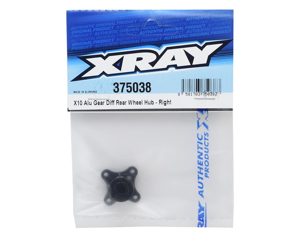 XRAY X10 Aluminum Right Rear Gear Diff Wheel Hub XRA375038 AMain