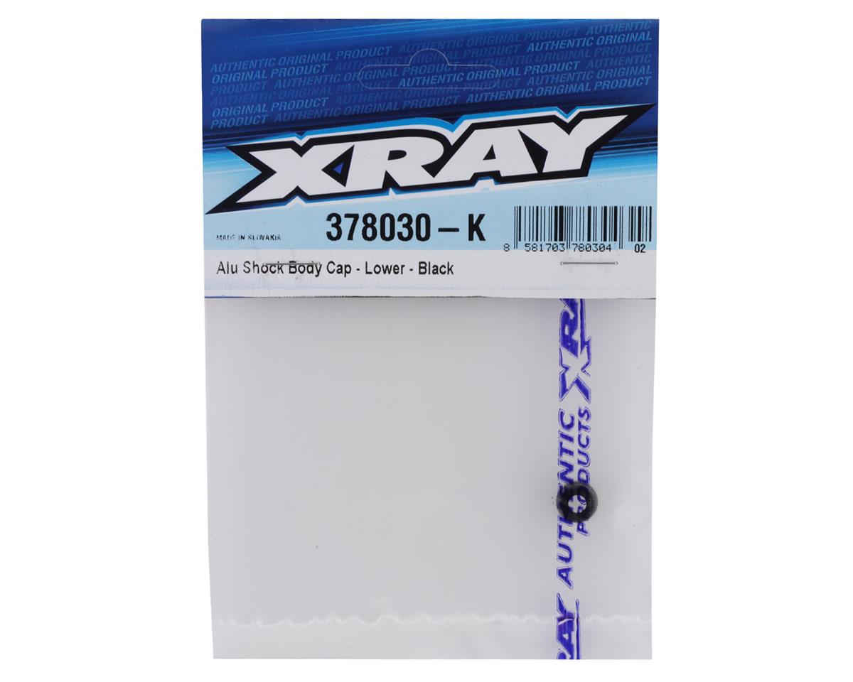 XRAY X12 2021 Aluminum Lower Shock Body Cap Black XRA378030 K