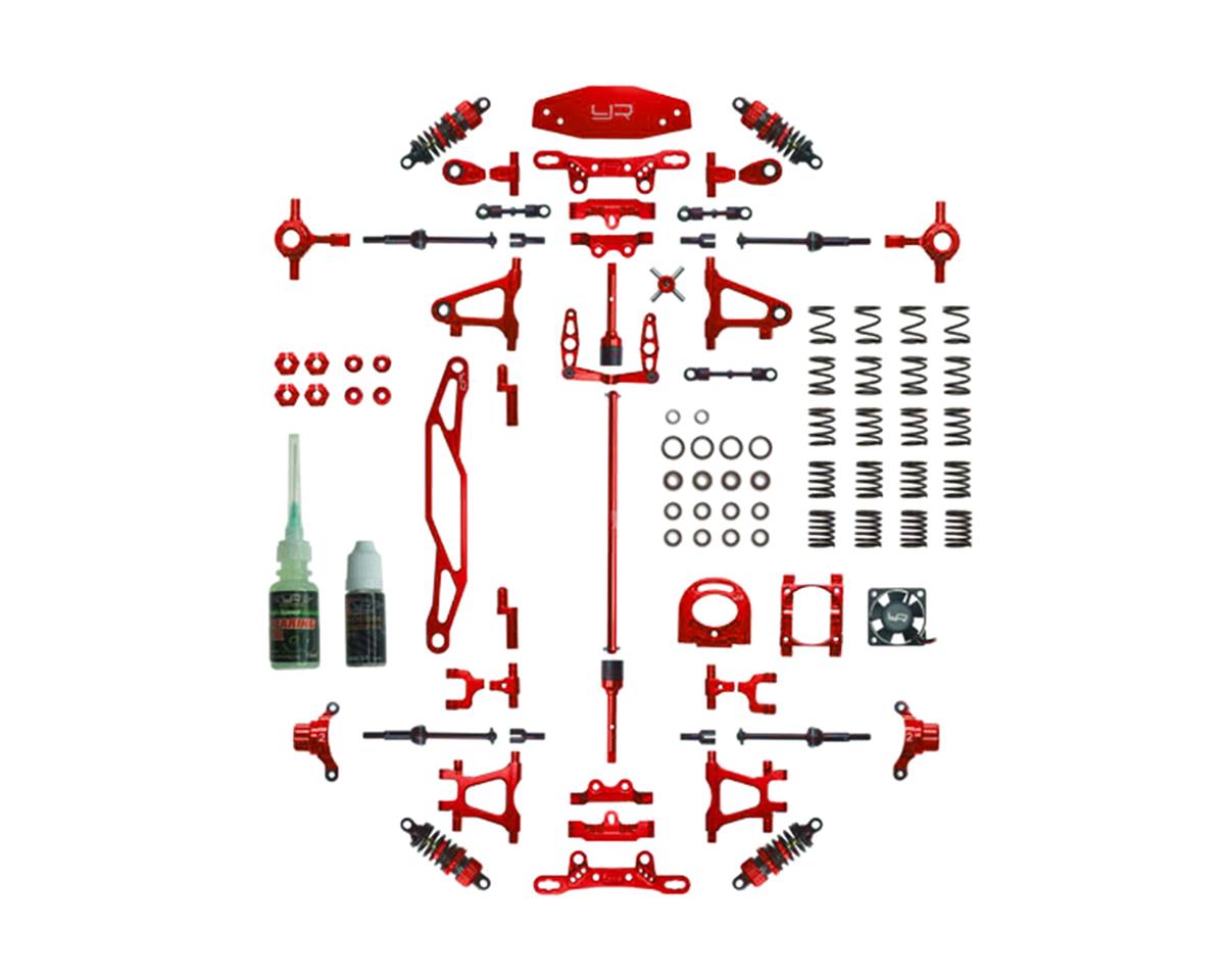 Yeah Racing Tamiya Tt Aluminum Upgrade Kit Red Yea Ck Tt Rd