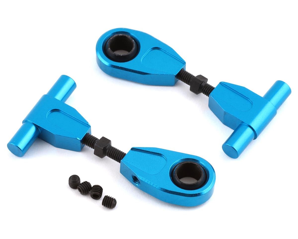 Yeah Racing Tamiya TT 02 Aluminum Upper Front Suspension Arm Blue 2