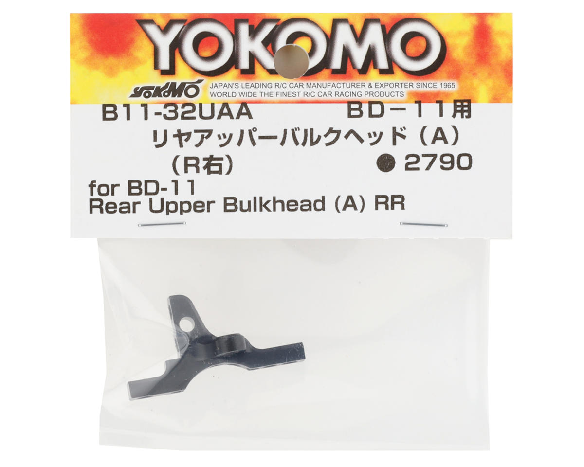 Yokomo BD11 Aluminum Rear Upper Left Bulkhead A YOKB11 32UAA