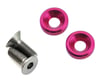 Image 1 for 175RC 3x8mm Titanium Flat Head Motor Screws w/Aluminum Washers (Pink) (2)