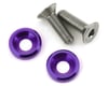175RC 3x10mm Titanium Motor Screws (Purple) (2)