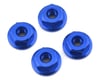 175RC Mini-T 2.0 Serrated Wheel Nuts (4) (Blue)