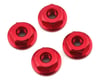 175RC Mini-T 2.0 Serrated Wheel Nuts (4) (Red)