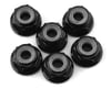 Image 1 for 175RC Lightweight Aluminum M3 Flanged Lock Nuts (Black) (6)