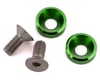 Image 1 for 175RC Mini T/B High Load Motor Screws (Green) (2)