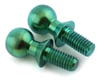 Image 1 for 175RC 5.5x6mm Titanium Ball Studs (Green) (2)