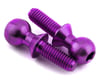 175RC 5.5x8mm Titanium Ball Studs (Purple) (2)