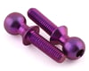 Image 1 for 175RC 5.5x10mm Titanium Ball Studs (Purple) (2)