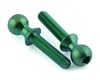 175RC 5.5x12mm Titanium Ball Studs (Green) (2)