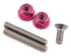 Image 1 for 175RC Losi 22S Drag Car "Ti-Look" Lower Arm Stud Kit (Pink)