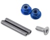Image 1 for 175RC RB10 "Ti-Look" Lower Arm Studs (Blue) (2)