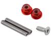 Image 1 for 175RC RB10 "Ti-Look" Lower Arm Studs (Red) (2)