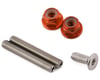 Image 1 for 175RC RB10 "Ti-Look" Lower Arm Studs (Orange) (2)