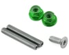 Image 1 for 175RC RB10 "Ti-Look" Lower Arm Studs (Green) (2)