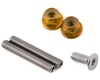 Image 1 for 175RC RB10 "Ti-Look" Lower Arm Studs (Gold) (2)
