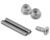 Image 1 for 175RC RB10 "Ti-Look" Lower Arm Studs (Silver) (2)