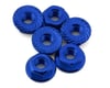 Image 1 for 175RC Team Associated RC10B74.2D CE Aluminum Serrated Wheel Nuts (Blue) (6)