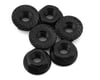 Image 1 for 175RC Team Associated RC10B74.2D CE Aluminum Serrated Wheel Nuts (Black) (6)