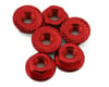 Image 1 for 175RC Team Associated RC10B74.2D CE Aluminum Serrated Wheel Nuts (Red) (6)