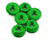 Image 1 for 175RC Team Associated RC10B74.2D CE Aluminum Serrated Wheel Nuts (Green) (6)