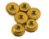 Image 1 for 175RC Team Associated RC10B74.2D CE Aluminum Serrated Wheel Nuts (Gold) (6)