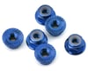 Image 1 for 175RC Traxxas Slash 4x4 Aluminum Serrated Wheel Nuts (Blue) (6)