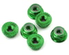 Image 1 for 175RC Traxxas Slash 4x4 Aluminum Serrated Wheel Nuts (Green) (6)