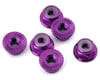 Image 1 for 175RC Traxxas Slash 4x4 Aluminum Serrated Wheel Nuts (Purple) (6)