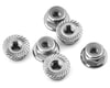 Image 1 for 175RC Traxxas Slash 4x4 Aluminum Serrated Wheel Nuts (Silver) (6)