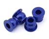 Image 1 for 175RC Team Associated B74.2 CE Aluminum Lower Shock Pivot Ball (Blue) (4)