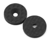 Image 1 for 175RC Team Associated RC10B74.2 CE Carbon Fiber Wing Buttons (2)