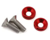 Image 1 for 175RC Team Associated DC10 Ti-Look Motor Screws (Red)