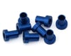 Image 1 for 175RC Team Associated RC10B7 Caster Hat Spacer Bushings (Blue) (8)