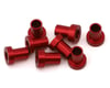 Image 1 for 175RC Team Associated RC10B7 Caster Hat Spacer Bushings (Red) (8)