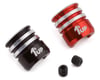 Image 1 for 1UP Racing Heatsink Bullet Plug Grips (Black/Red) (Fits LowPro Bullet Plugs)