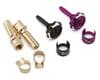 Image 1 for 1UP Racing "Lockdown" Adjustable Bullet Plug Grips w/4mm Bullets (Purple/Black)